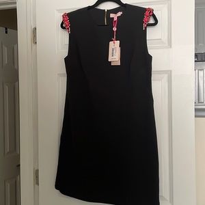 NWT Ted Baker London embellished shoulder knee length dress size 8